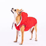Pawstar Railway Red Su İtici Küçük Irk Köpek Yelek Yağmurluk