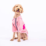 Pawstar Pembe Angry Orta-Büyük Irk Köpek Fermuarlı Sweatshirt
