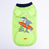 Pawstar Green Shark Büyük T-shirt 5XLarge  51X62X79 CM