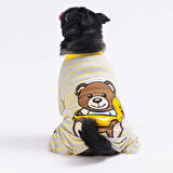 Pawstar Teddy Bear Küçük Irk Köpek Penye Tulum (2,5 kg-11 kg arasına uygun)