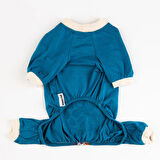 Pawstar Cadet Blue Giraffe Küçük Irk Köpek Penye Tulum Pijama (2,5 kg-11 kg arasına uygun)