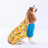 Pawstar Küçük Irk Köpek Ice Cream Penye Tulum Pijama