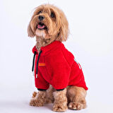 Pawstar Kırmızı Cool Sweet Küçük Irk Köpek Pofuduk Sweatshirt