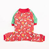 Pawstar Küçük Irk Köpek Pembe Unicorn Penye Tulum Pijama