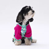Pawstar Küçük Irk Köpek Mint Unicorn Penye Tulum Pijama