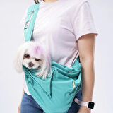Pawstar Mint Crossbody Küçük Irk Köpek Çapraz Taşıma Çantası
