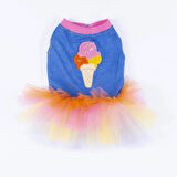 Pawstar Ice Cream Tütülü Kedi ve Küçük Irk Köpek Elbisesi