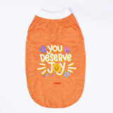 Pawstar Orange Joy Orta-Büyük Irk Köpek T-shirtü