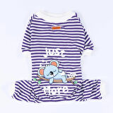 Pawstar Mor Just More Küçük Irk Köpek Penye Tulum Pijama