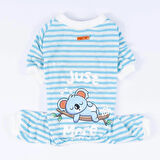Pawstar Mavi Just More Küçük Irk Köpek Penye Tulum Pijama
