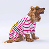 Pawstar Fuşya Let me Sleep Küçük Irk Köpek Tulumu