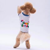 Pawstar Happy Birthday Küçük Irk Köpek Penye T-shirtü