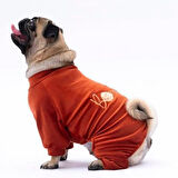 Pawstar Kiremit Bonjour Kadife Küçük Irk Köpek Tulumu