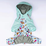 Pawstar Tokyo Polarlı Su Geçirmez Orta-Büyük Irk Köpek Yağmurluk Tulum