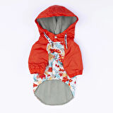 Pawstar Ottawa Polarlı Su Geçirmez Küçük Irk Köpek Yağmurluğu