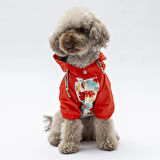 Pawstar Ottawa Polarlı Su Geçirmez Küçük Irk Köpek Yağmurluğu