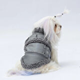 Pawstar Gri Churchill Su Geçirmez Küçük Irk Köpek Yeleği