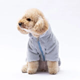 Pawstar Gri Paris Küçük Irk Köpek Ceketi