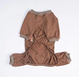 Pawstar Happy Teddy Küçük Irk Köpek Penye Tulum Pijama