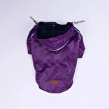 Pawstar Mor Pluvia v25 Polarlı Su Geçirmez Küçük Irk Köpek Yağmurluğu