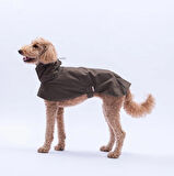 Pawstar Polarlı Haki Colombia Prime Su Geçirmez Orta-Büyük Irk Köpek Pratik Yağmurluk