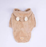 Pawstar Bej LuccaTeddy Küçük Irk Köpek Pofuduk Hoodie Sweatshirt