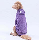 Pawstar Lila LuccaTeddy Orta-Büyük Irk Köpek Pofuduk Hoodie Sweatshirt