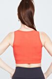 Ella Halter Yaka CutOut Detaylı Organik Pamuk Örme Crop Body