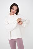 Vassago Dik Yaka Basic İnce Sweatshirt
