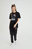 Lisanslı Baskılı Basic T-shirt Kalıp Pamuk