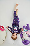 Kız Çocuk Kız Uzun Kol 100% Pamuklu Pijama Takımı