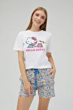 Lisanslı Baskılı Kısa Şortlu Pijama Takımı