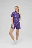 Lisanslı Kısa Kollu Şortlu Pamuklu Pijama Takımı