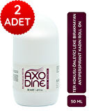 Axodine Anti-perspirant Roll On Kadınlar İçin Ter Kokusu Önleyici Lekesiz 50 ml X 2 Adet