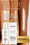 Dermaderm Glow Simli Güneş Kremi Spf 50 