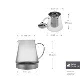 Karaca Keops Borosilikat Cam Mini Çaydanlık Takımı 0,45L & 1,5L