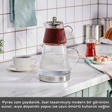 Karaca Keops Borosilikat Cam Mini Çaydanlık Takımı 0,45L & 1,5L