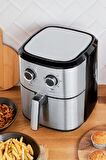 Multifry Inox Double Pan Airfryer 5,5 Litre Xl
