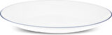 Karaca Milano Opal Cam Blue Rim Pasta Tabağı 22 cm