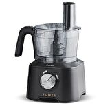Karaca Mastermaid Power 10 In 1 Matte Black Mutfak Robotu, Blender Seti 2000w