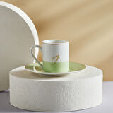 Karaca I Harfli Tek Kişilik Porselen Kahve Fincanı 100 Ml