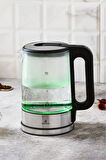 Karaca Sıcaklık Ayarlı Ve Led Işıklı 2205 Cam Su Isıtıcısı Kettle 2200w