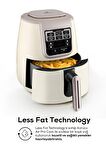 Karaca Air Pro Cook Xl 2 In 1 Konuşan Airfryer Iconic Beige