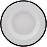 Karaca Damalı Porselen Çukur Çizgili Tabak 22 Cm