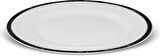 Karaca Damalı Çizgi Porselen Pasta Tabağı 19 Cm