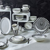 Karaca Damalı Noodle Porselen Kase 14 Cm