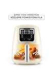 Karaca Air Pro Cook Köz XL Airfryer 4 lt Yağsız Starlight Fritöz (Sıfır - Kutu Deforme)