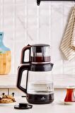 Glass Tea Xl 2 In 1 Cam Çay Makinesi Ve Kettle Rosegold