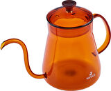 Karaca Martina Borosilikat Cam Coffe Kettle/Kahve Potu Orange 600 ml