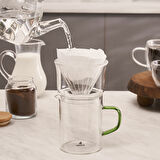 Karaca Draco Borosilikat Cam Dripper/Filtre Kahve Demleme Ekipmanı 450 ml
